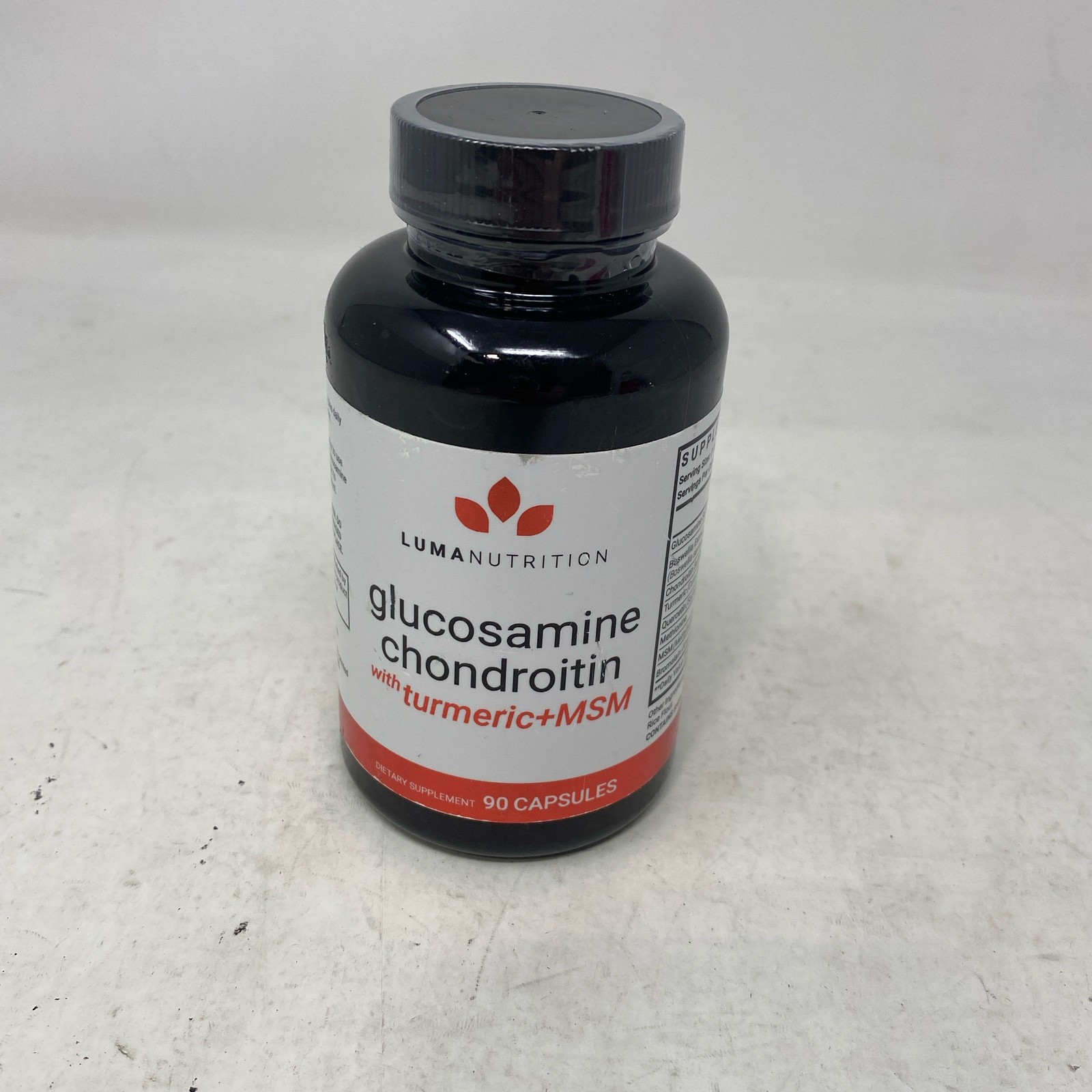 Luma Nutrition Glucosamine Chondroitin w/ Turmeric+MSM, 90 Caps