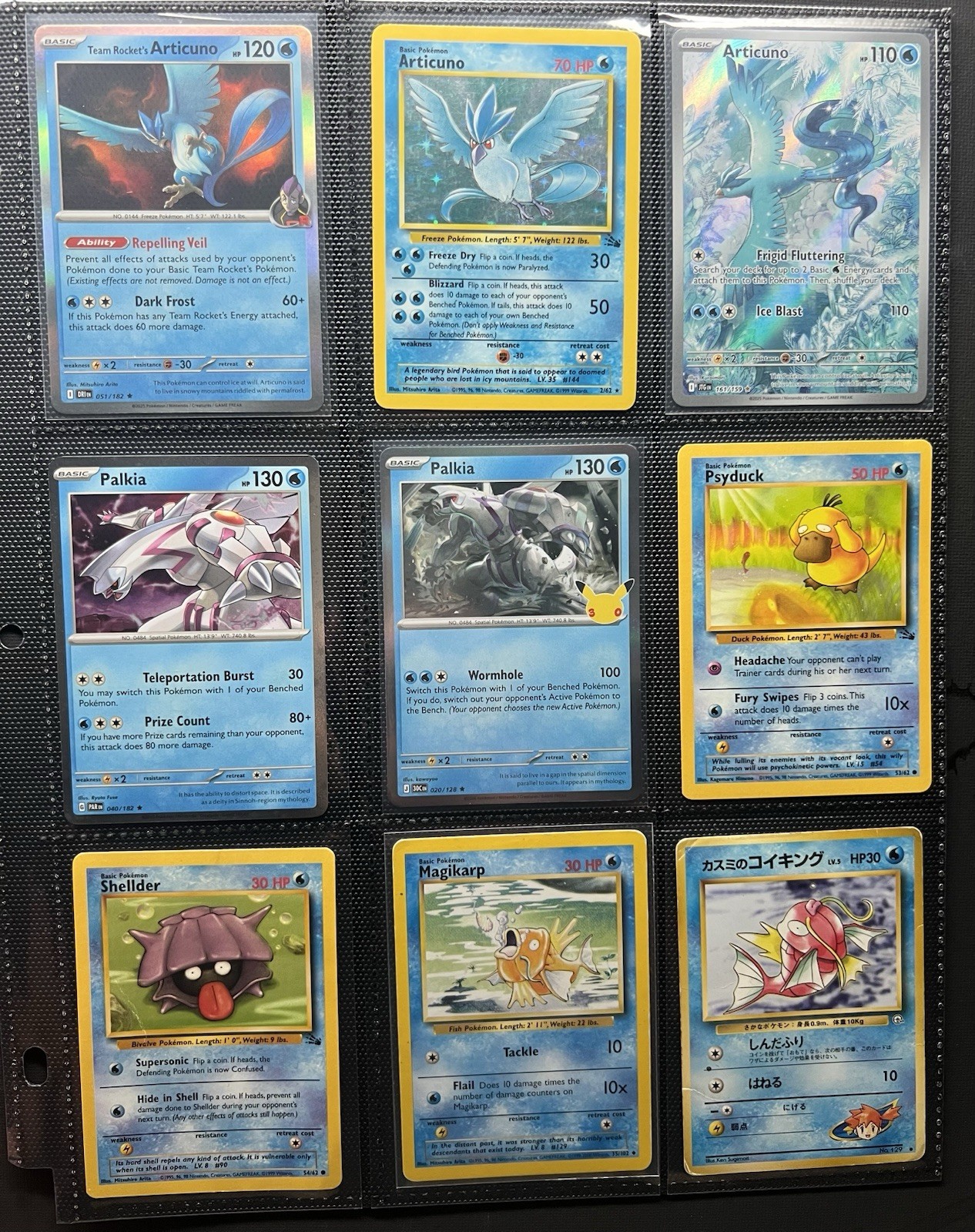 Pokemon Binder Collection Lot - 180 Assorted Cards: Modern, Mid-Era, & Vintage