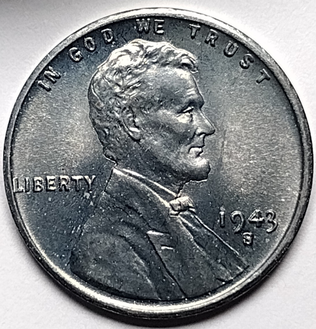 1943-S Lincoln Wheat Penny Steel Cent – San Francisco Mint – WWII Era- BU