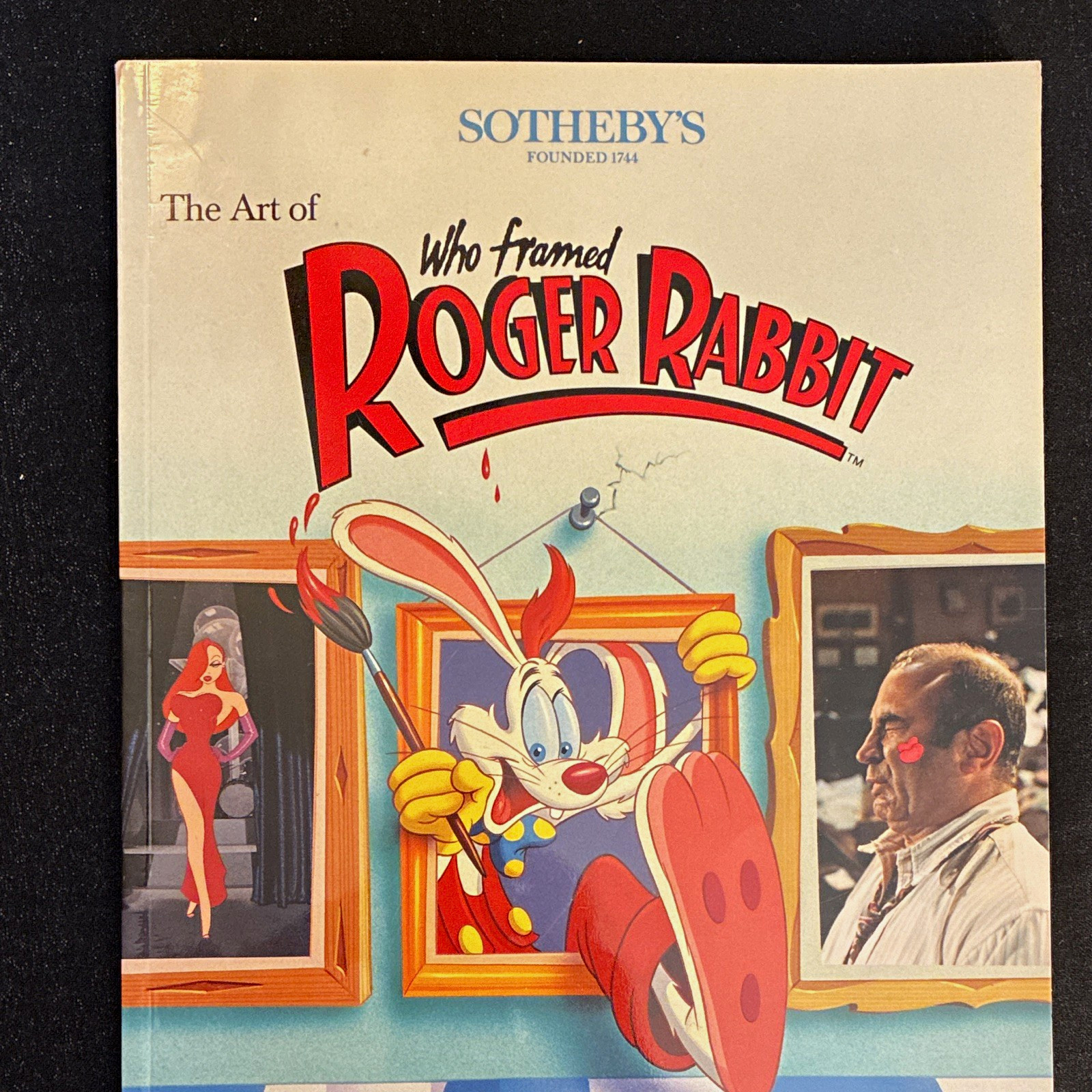 Sotheby’s The Art of Who Framed Roger Rabbit Paperback Illustrated Book Sotheby’s The Art of Who Framed Roger Rabbit Paperback Illustrated Book