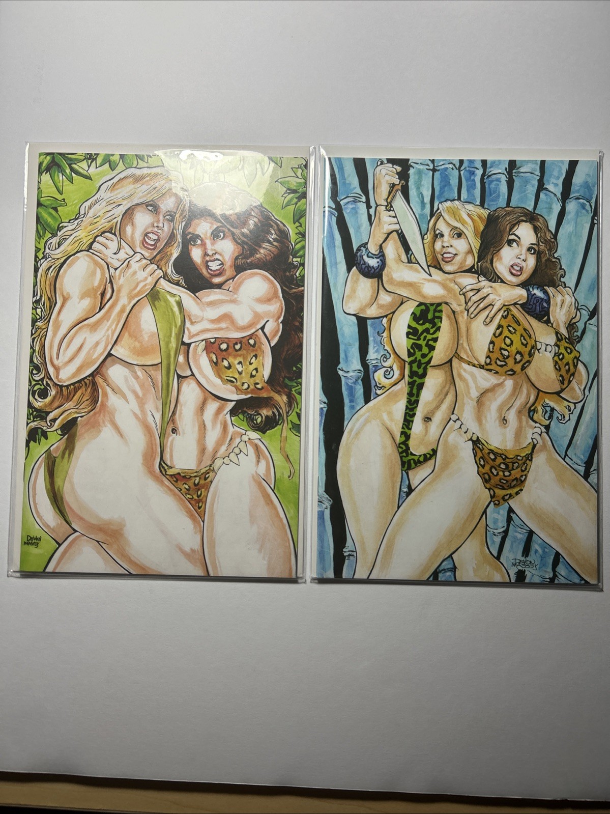 Cavewoman Lot: Natural Selection # 1 & 2. Limited To 750 Copies Each. With COA. Cavewoman Lot: Natural Selection # 1 & 2. Limited To 750 Copies Each. With COA.