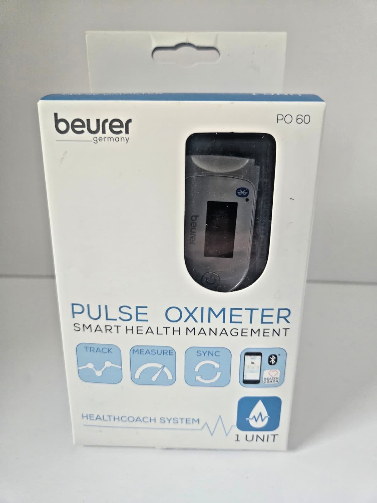 Beurer PO60: Pulse Oximeter - NEW - Complete in box Beurer PO60: Pulse Oximeter - NEW - Complete in box