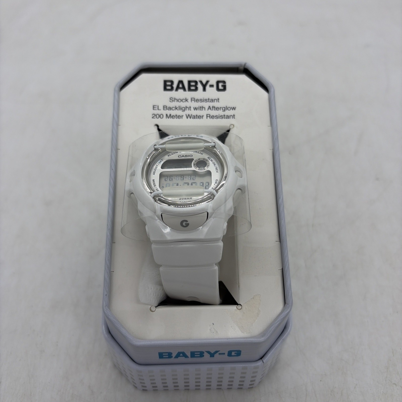 Casio Women's Watch Baby-G World Timer White 200 Meter Water Resistance NIB Casio Women's Watch Baby-G World Timer White 200 Meter Water Resistance NIB