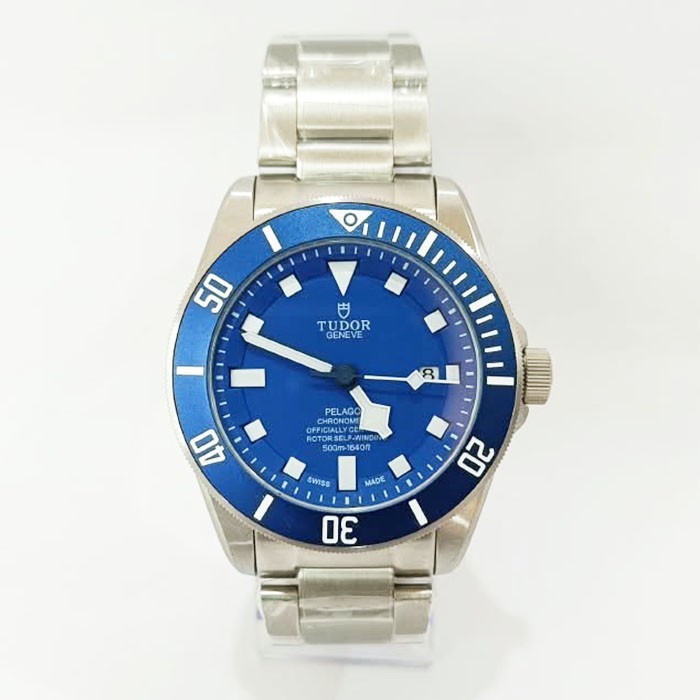 TUDOR Pelagos 25600TB Automatic Men’s Watch – Blue Dial, Titanium Bracelet