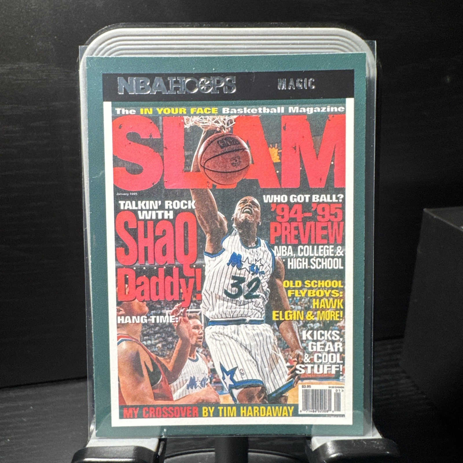 2021-2022 NBA Hoops Slam Magazine Shaquille O’Neal Card SLAM#3