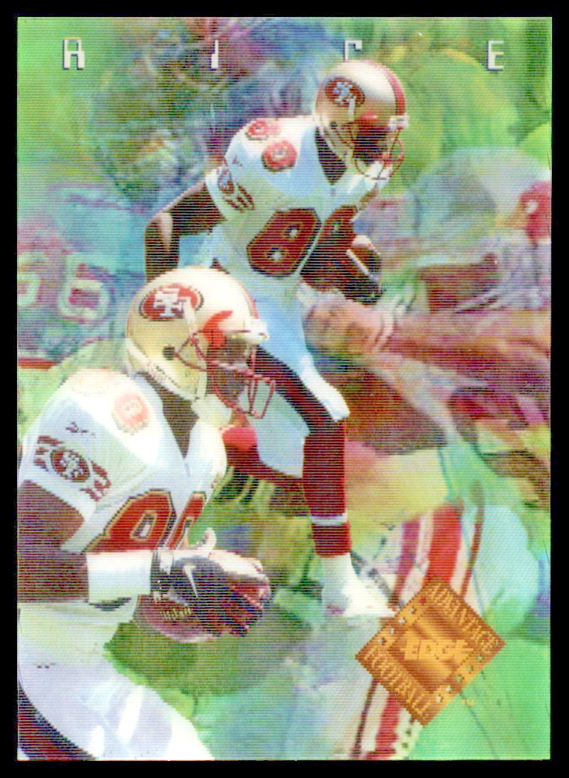 1996 Collector\'s Edge Advantage - Video 49ers  Jerry Rice #V12 /2000