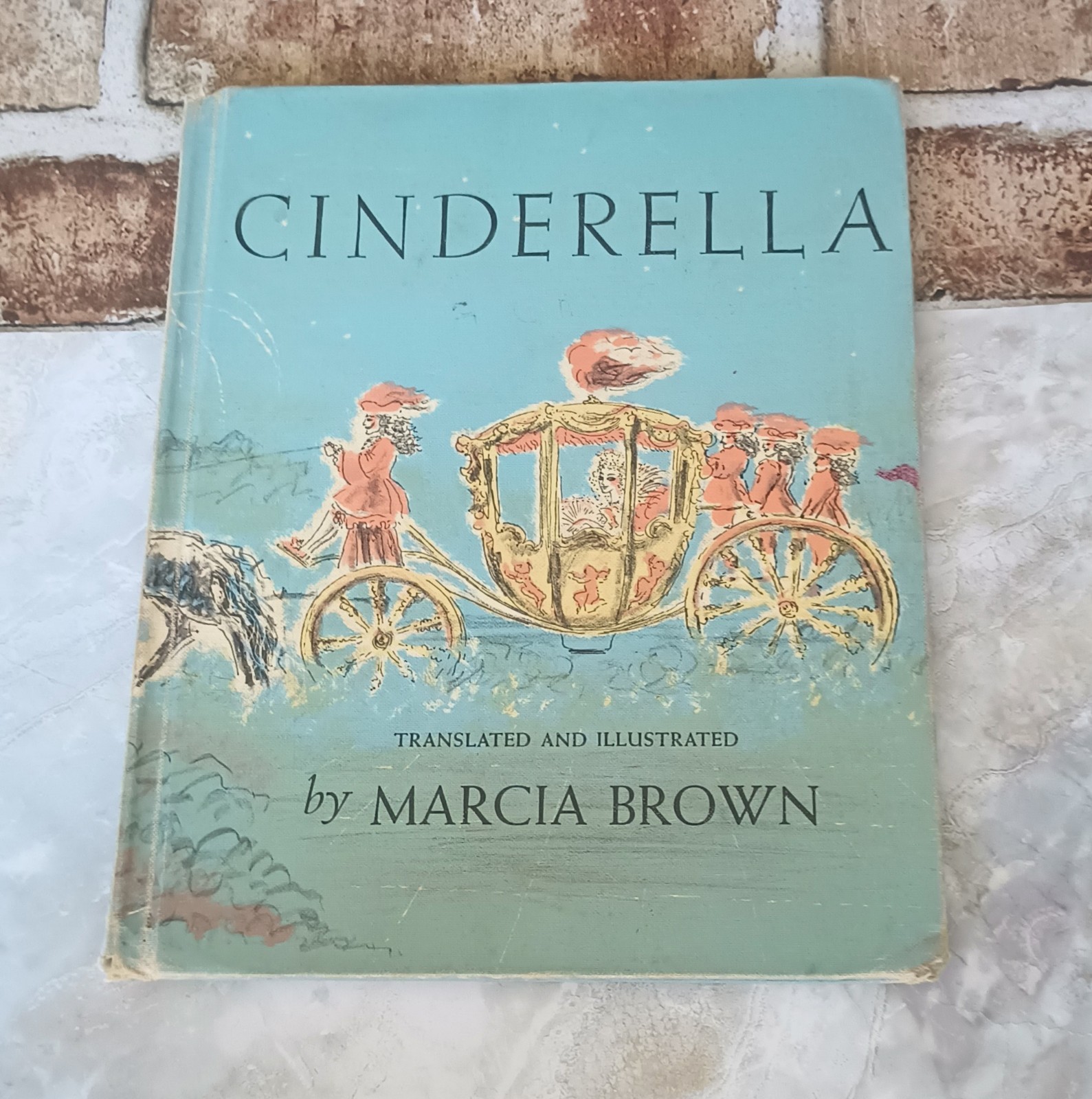 Cinderella First Edition 1954 By Marcia Brown Ex Library Version Hardcover Cinderella First Edition 1954 By Marcia Brown Ex Library Version Hardcover