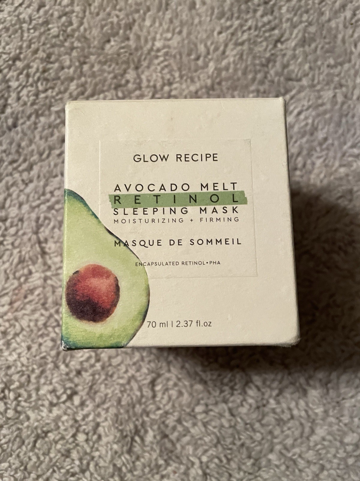 Glow Recipe Avocado Melt Retinol Sleeping Mask 2.37oz NEW Sealed