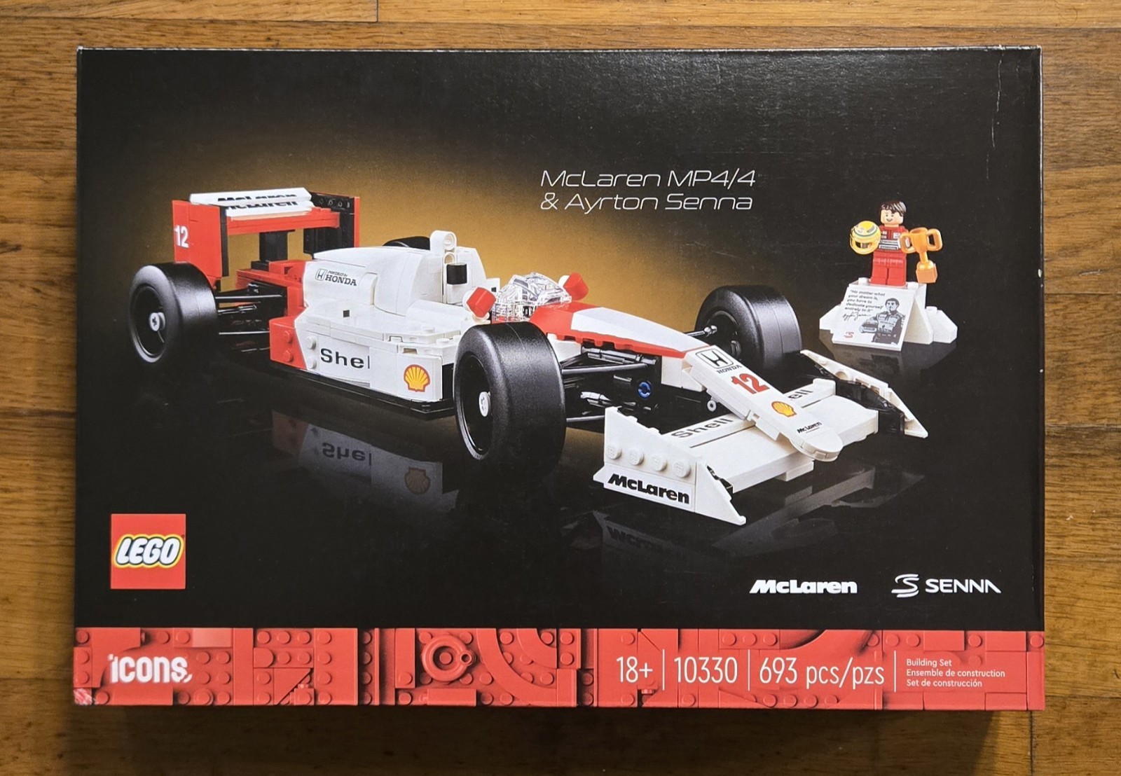 LEGO Icons: Mclaren Mp4/4 & Ayrton Senna (10330)