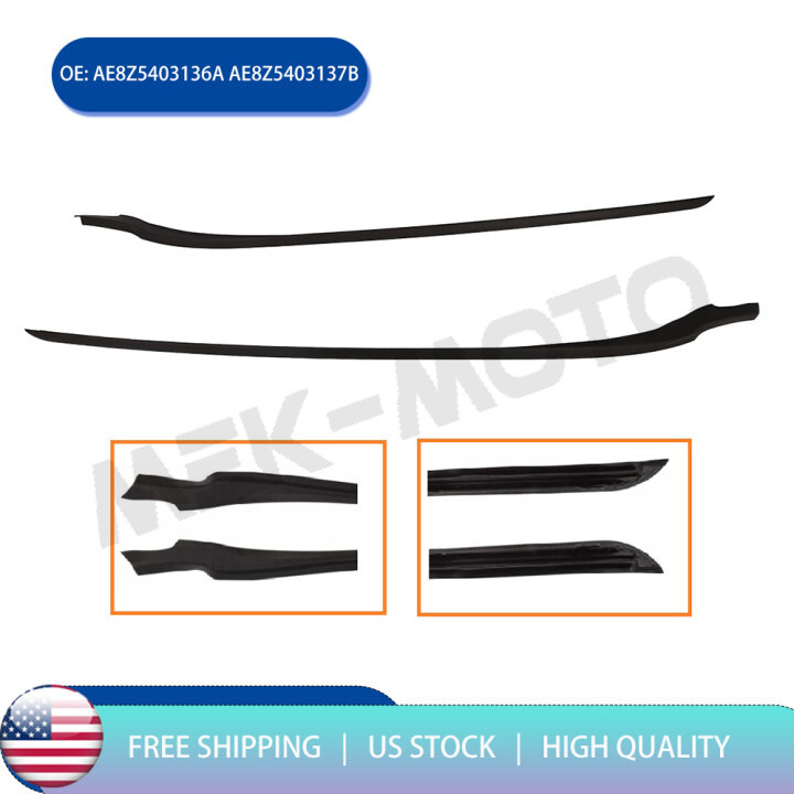 NEW RH+LH Windshield A-Pillar Trim Moulding For 11-19 Ford Fiesta