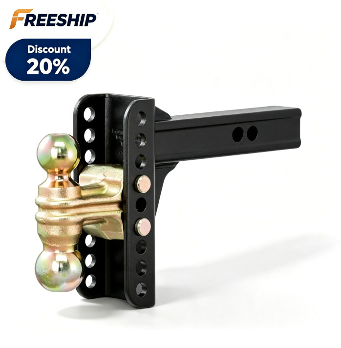 CURT 45900 Adjustable Dual-Ball Hitch Mount 2