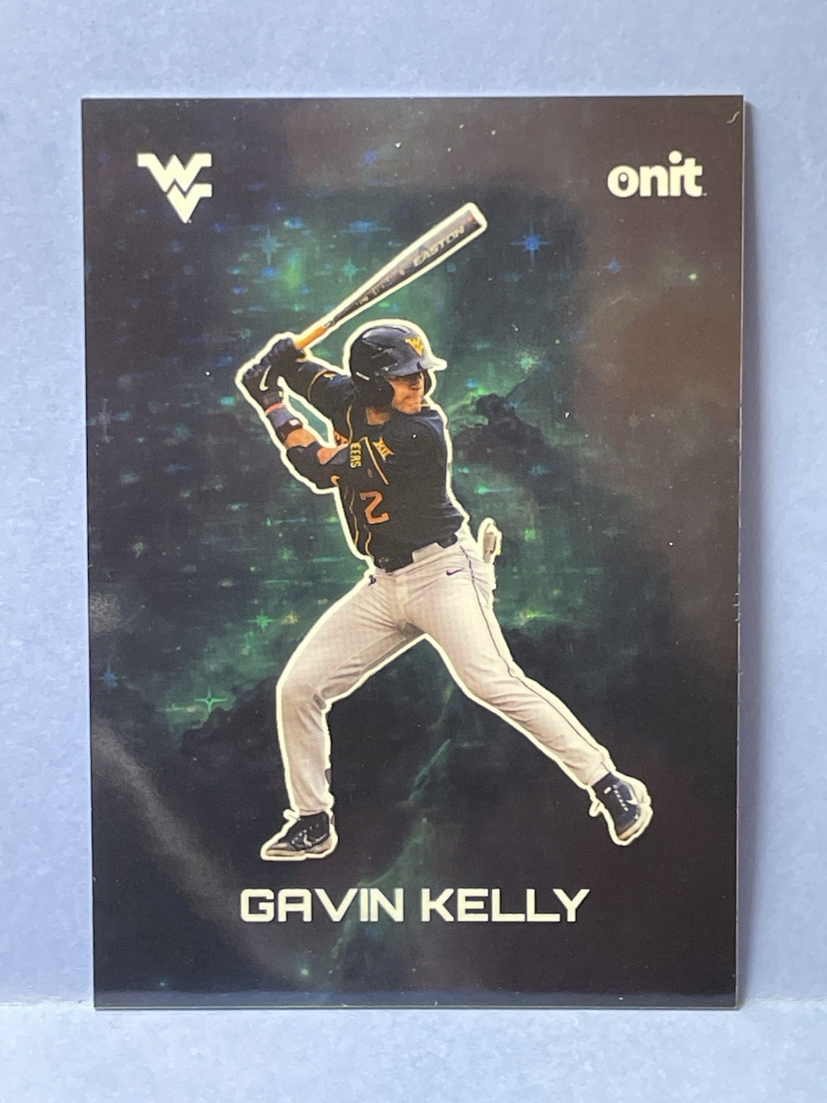 2026 Onit Gravity Baseball Gavin Kelly Blue Galaxy Parallel #G-2 2026 Onit Gravity Baseball Gavin Kelly Blue Galaxy Parallel #G-2