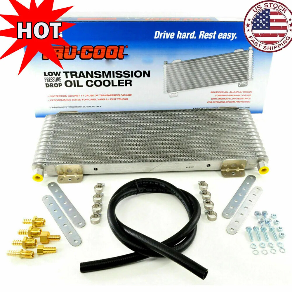 Tru-Cool Max Heavy Duty 40000 GVW Transmission Oil Cooler LPD47391💗 Tru-Cool Max Heavy Duty 40000 GVW Transmission Oil Cooler LPD47391💗