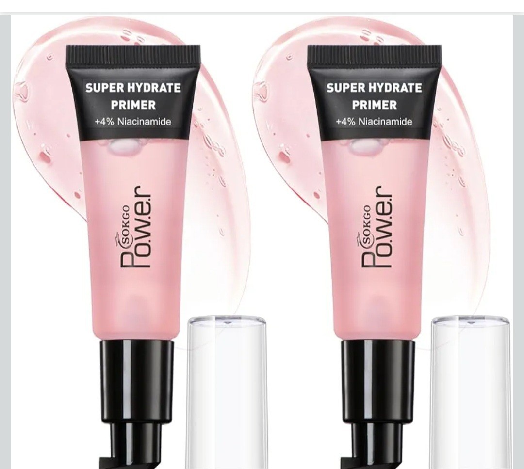 (2) Hydrating Face Primer For Flawless Looking Skin  Perfect Gel-Based 0.8 Fl Oz