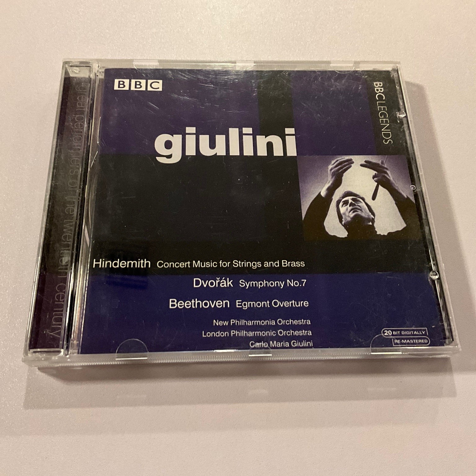 BBC Legends Giulini Classical CD Hindemith Dvoák Beethoven
