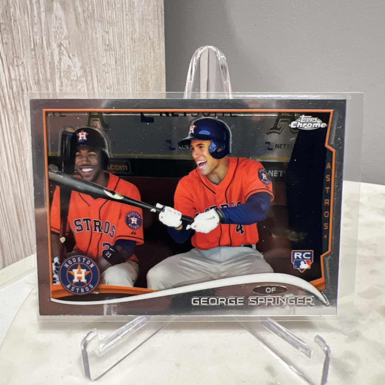 2014 Topps Chrome - George Springer #138 (RC) - Houston Astros
