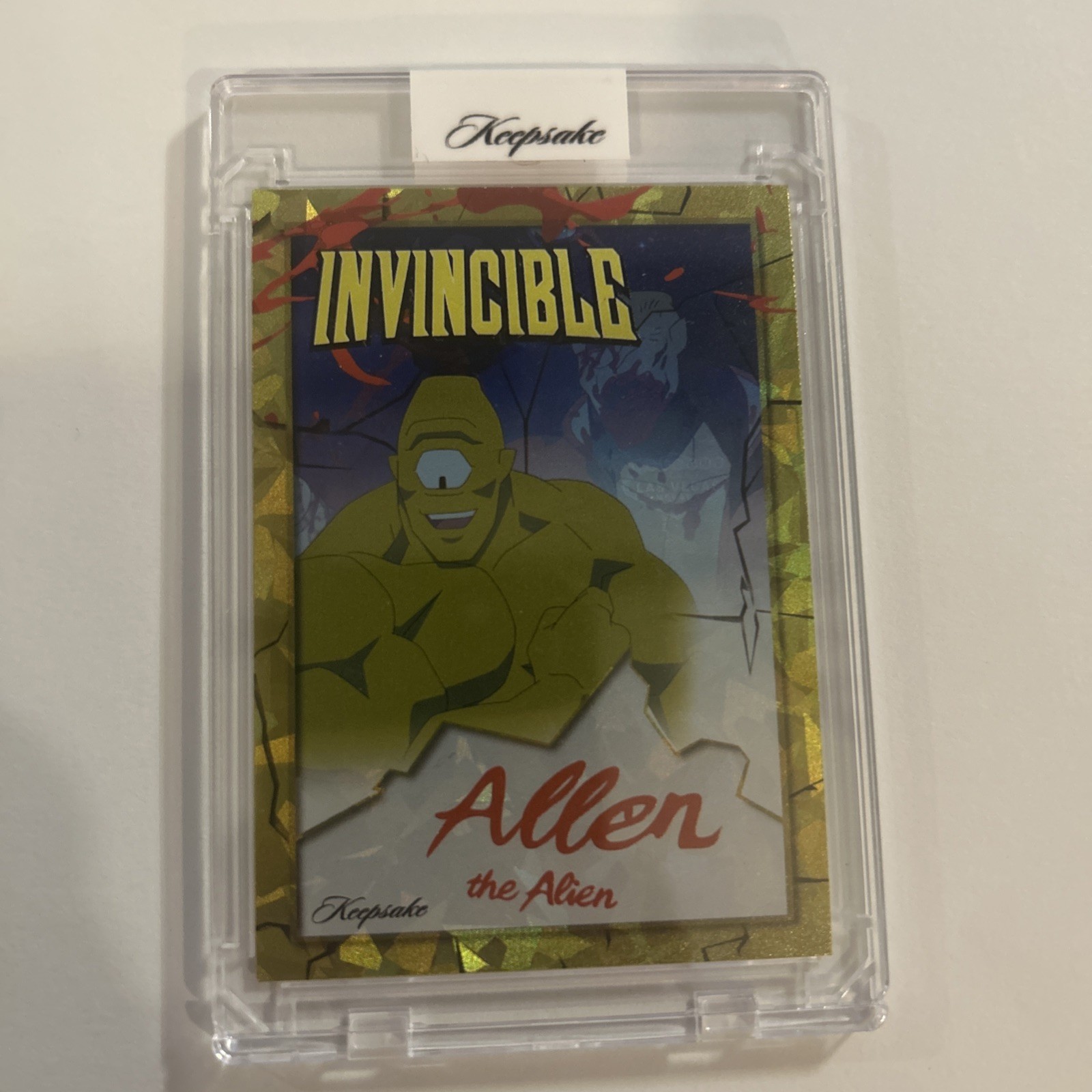 2026 Las Vegas Exclusive Hand Numbered Invincible Allen The Alien 5/10🔥 2026 Las Vegas Exclusive Hand Numbered Invincible Allen The Alien 5/10🔥