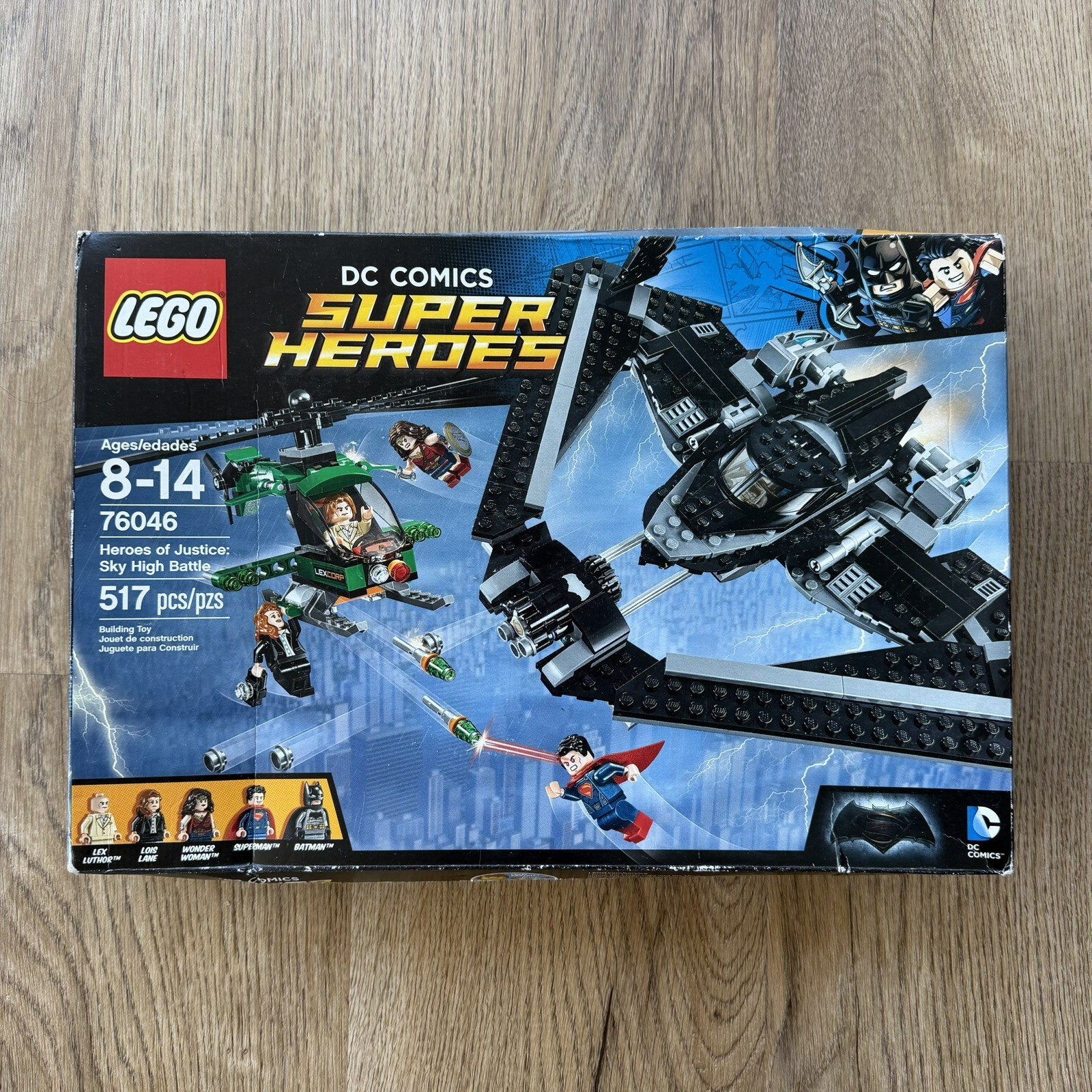 LEGO 76046 Heroes of Justice Sky High Battle DC Comics 517pcs Comic Ages 8-14 LEGO 76046 Heroes of Justice Sky High Battle DC Comics 517pcs Comic Ages 8-14