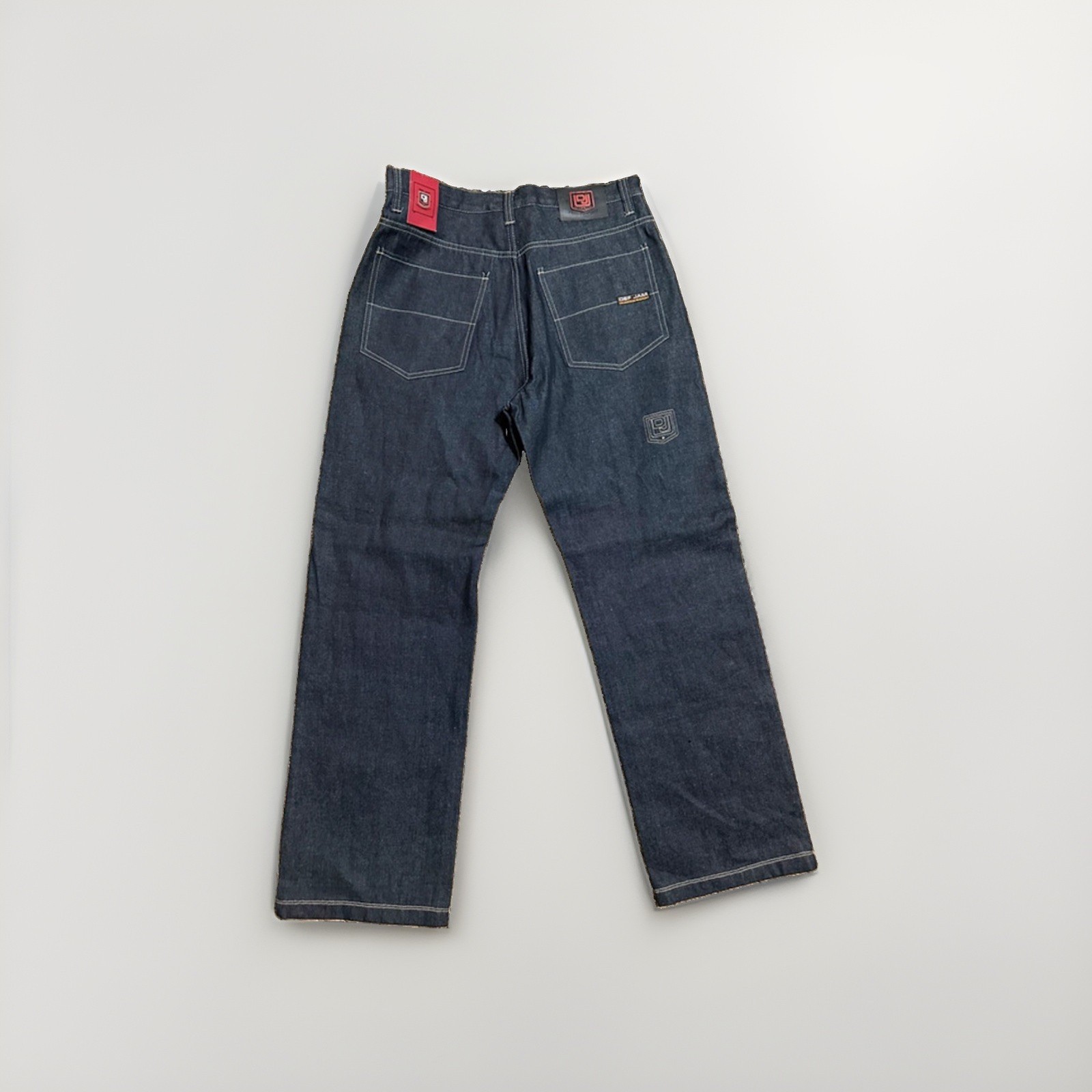 VTG Def Jam University Baggy Jeans NWT 34x33 Y2K Hip Hop Wide Leg Deadstock RARE