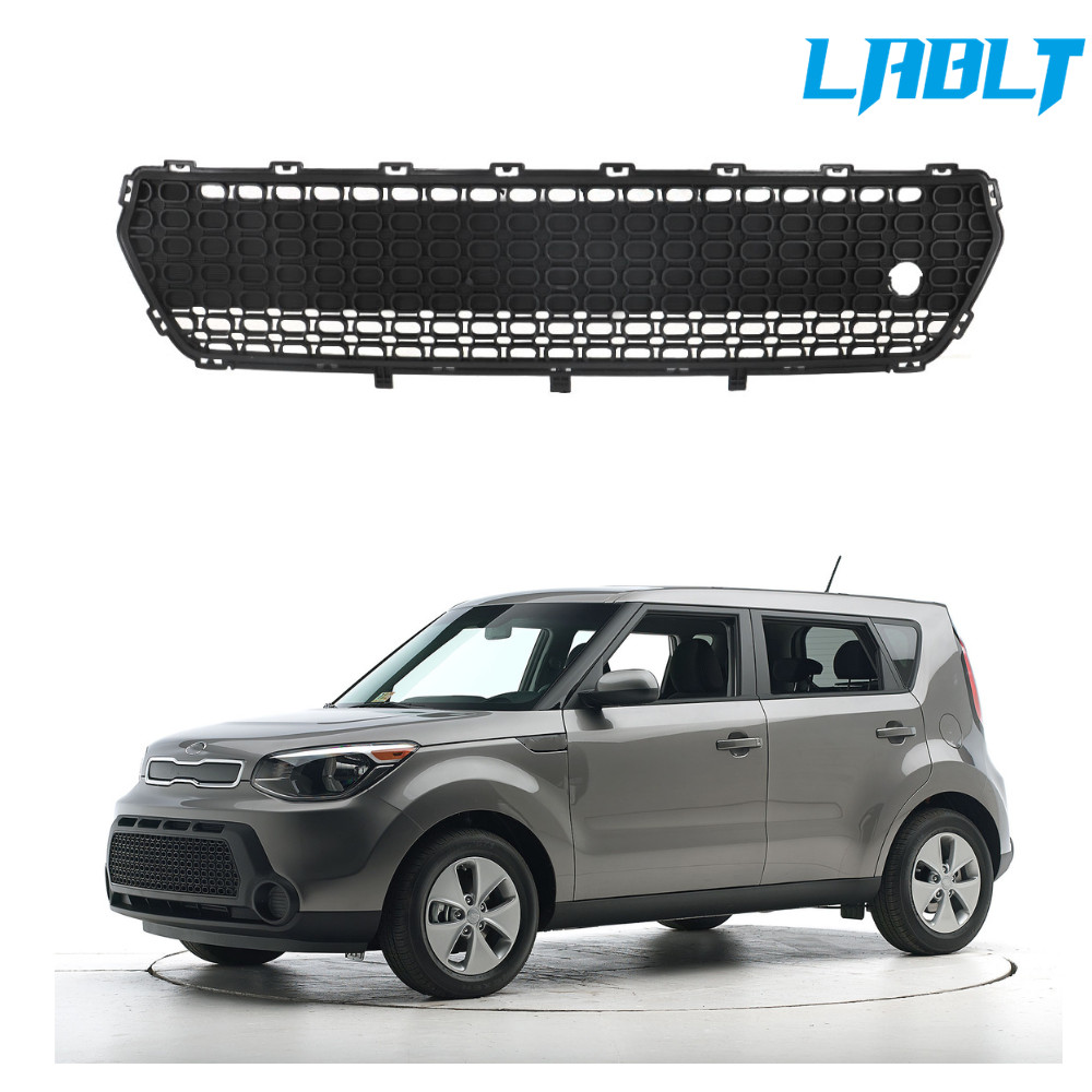 LABLT Front Radiator Center Grille Grill 86561B2000 Black For Kia Soul 2014-2016