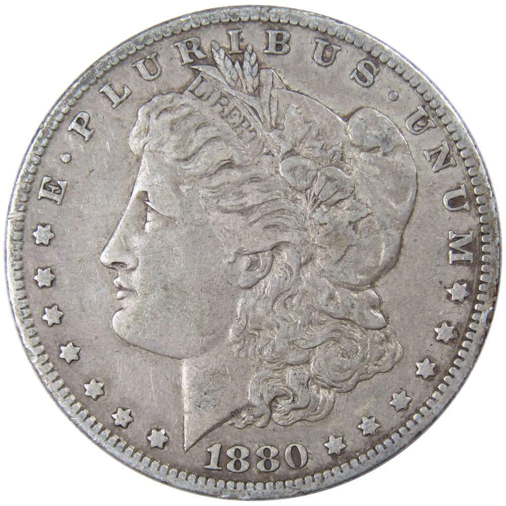 1880 O Morgan Silver Dollar F Fine $1 Coin Collectible