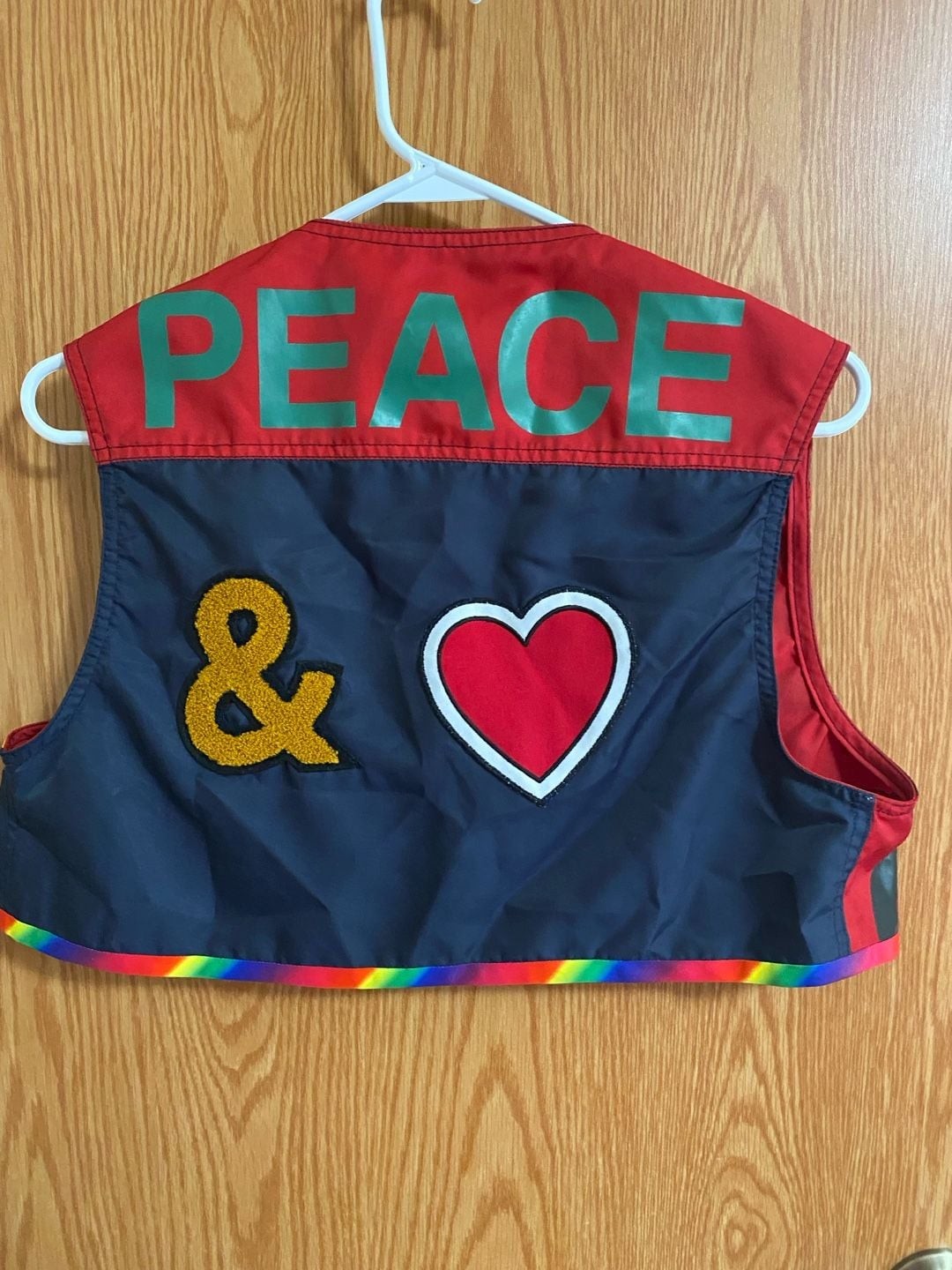 Moschino Jeans Vest Size 36 Multicolor Peace And Love Moschino Jeans Vest Size 36 Multicolor Peace And Love
