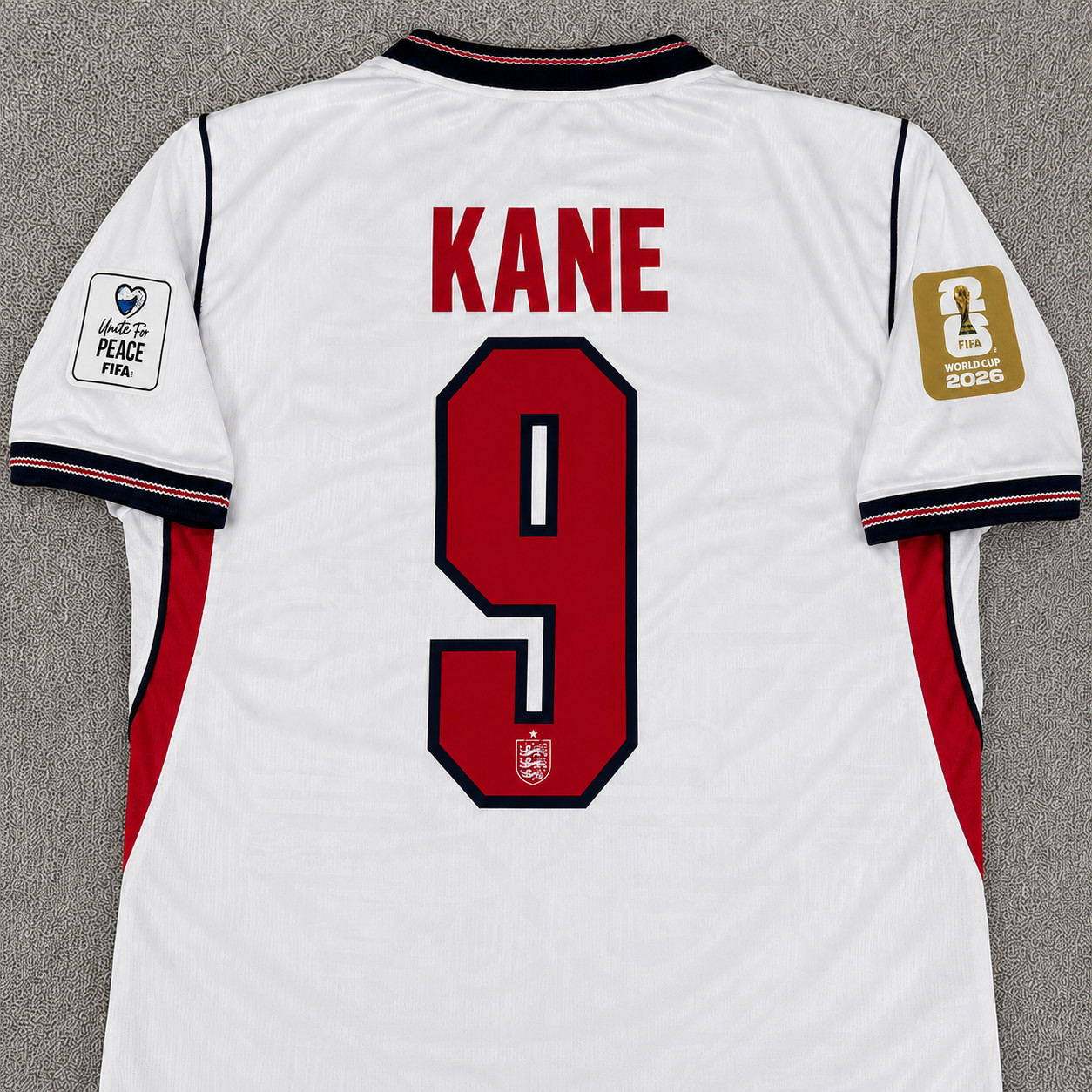 2026 England Kane Home Soccer Jersey National Team Football Shirt Fan Gift