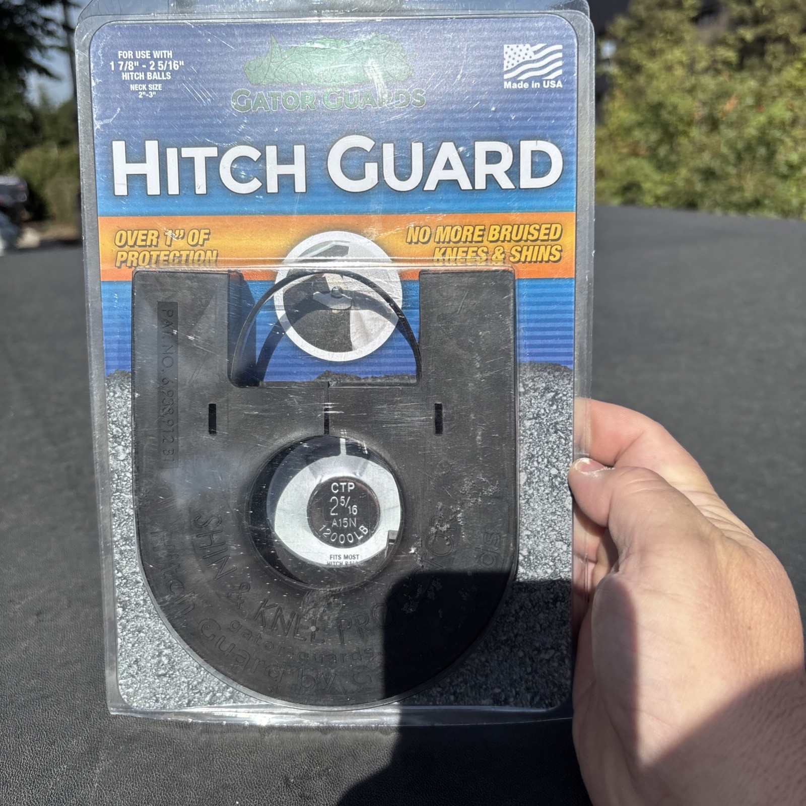 Gator Guard Hitch Guard Black