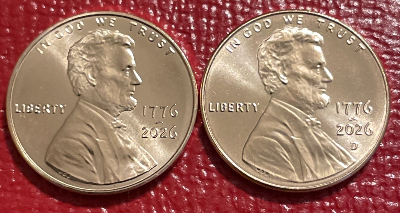 2026 P and D SemiQ Dual Date Uncirculated Cent / Penny Ready To Ship 2026 P and D SemiQ Dual Date Uncirculated Cent / Penny Ready To Ship