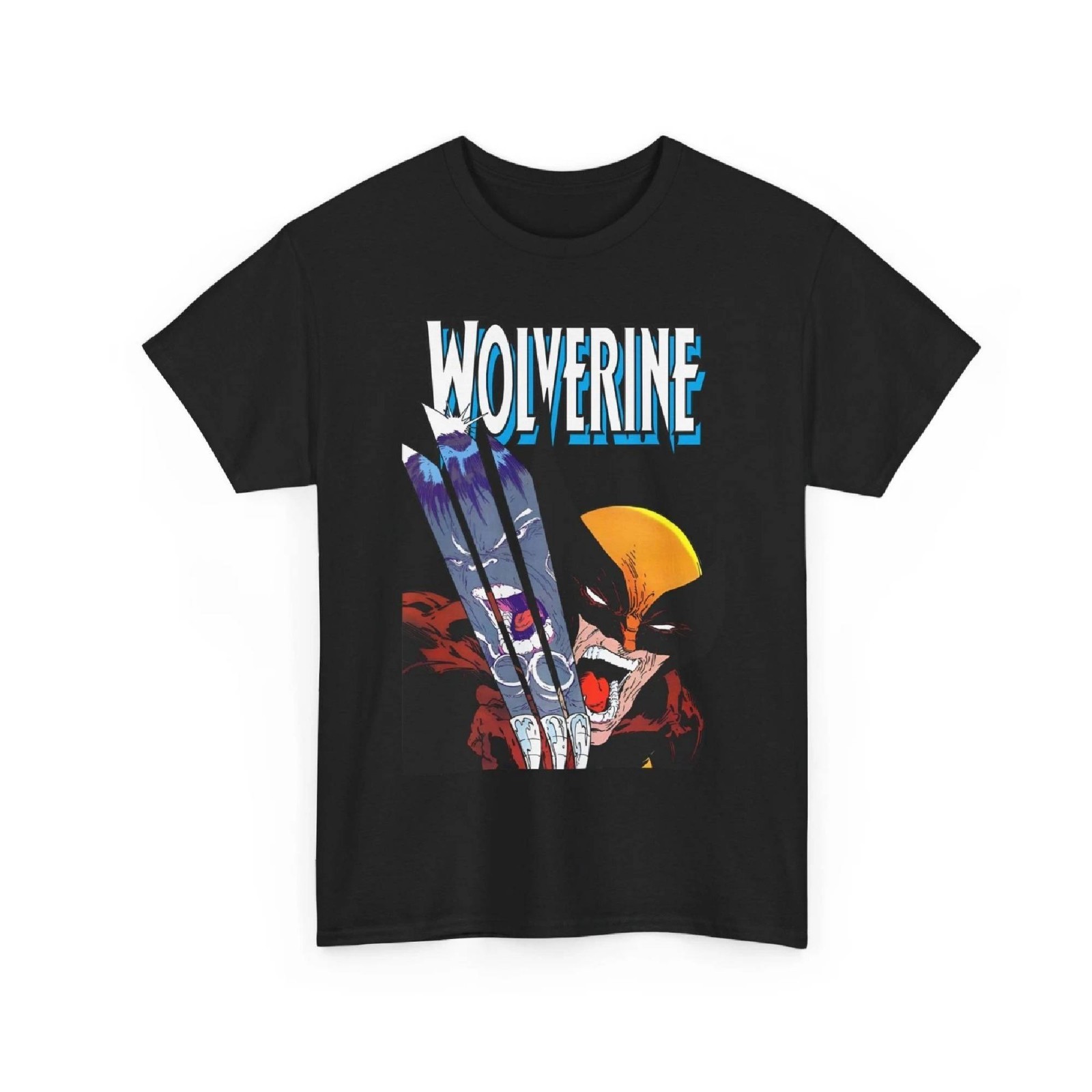 Wolverine T-Shirt Marvel Comics Todd McFarlane Art Hulk Retro Vintage-Style Tee
