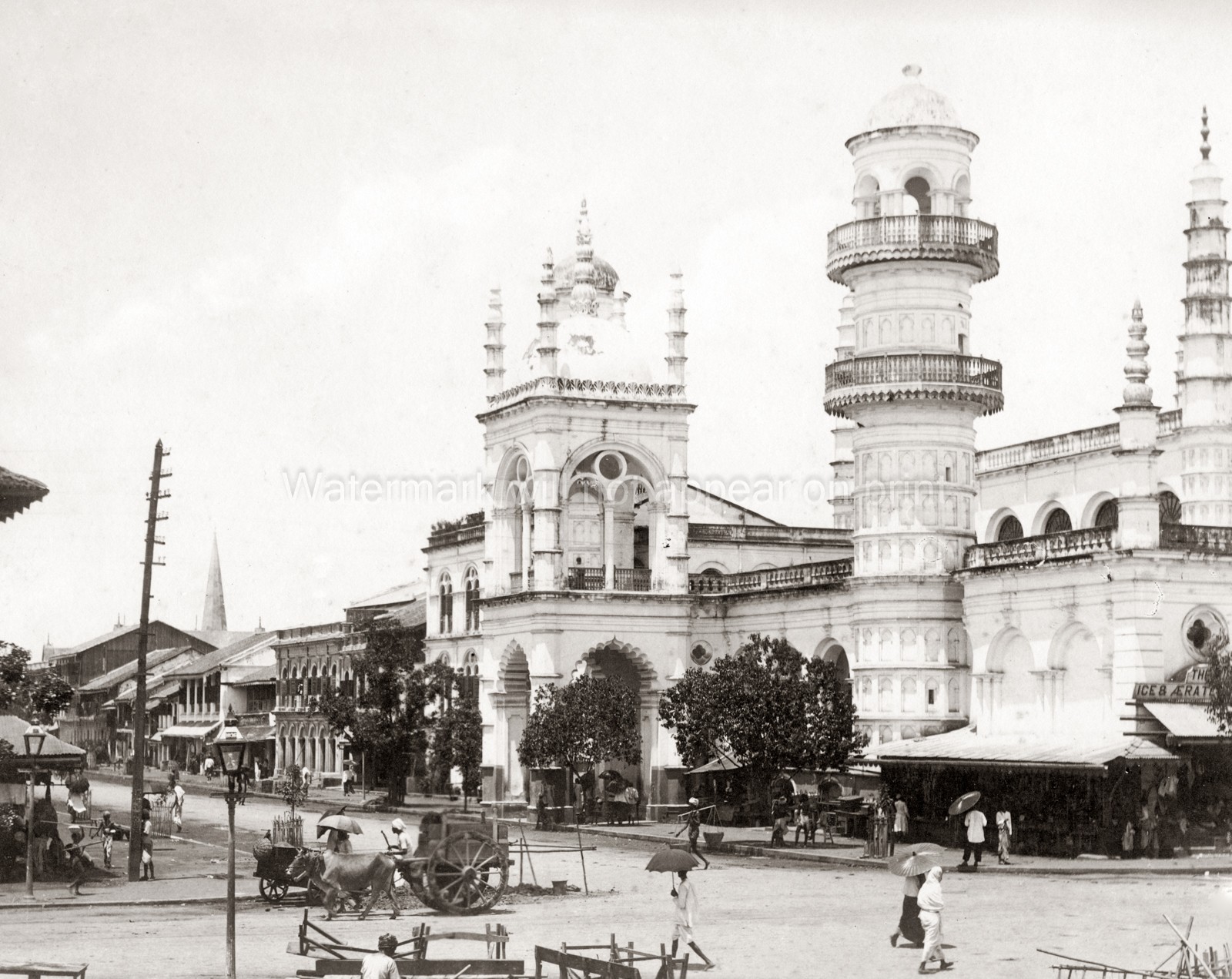 1890s - Street View India - Possibly Hyderabad 19thC.