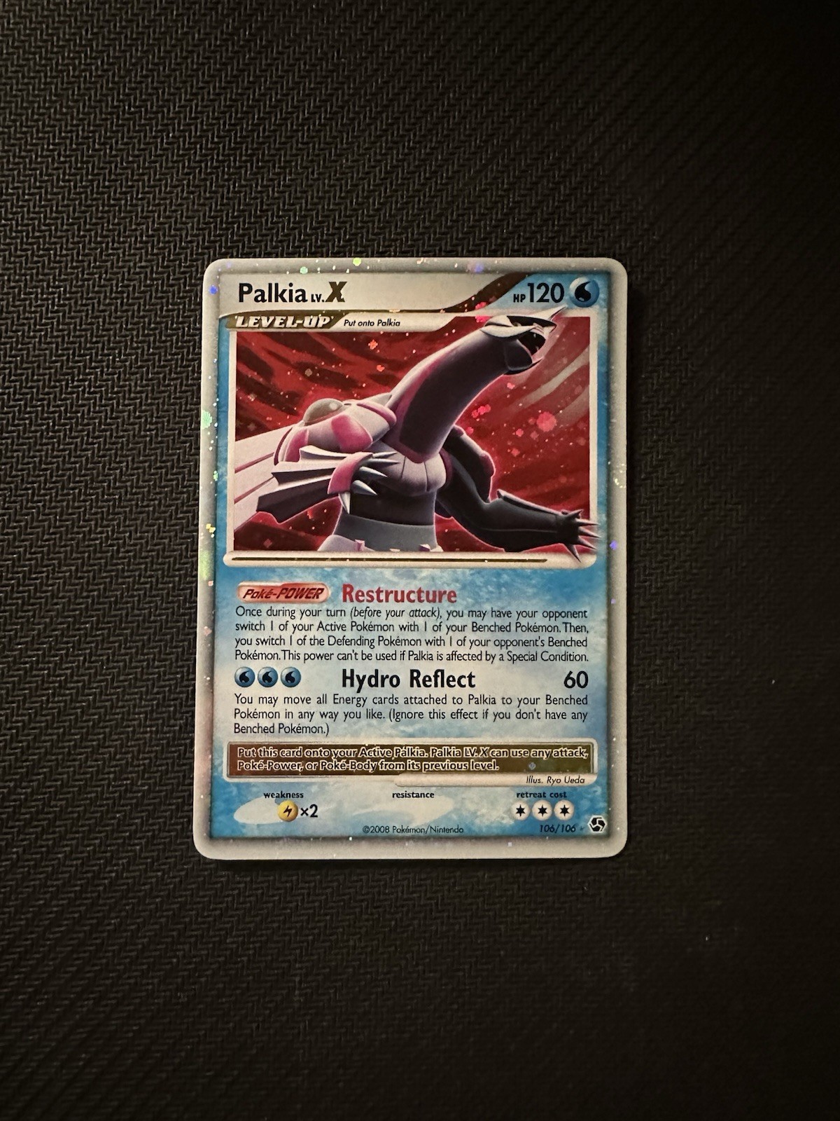 Pokémon Palkia LV.X - 106/106 Great Encounters Holo - HP 120 - English - NM Pokémon Palkia LV.X - 106/106 Great Encounters Holo - HP 120 - English - NM