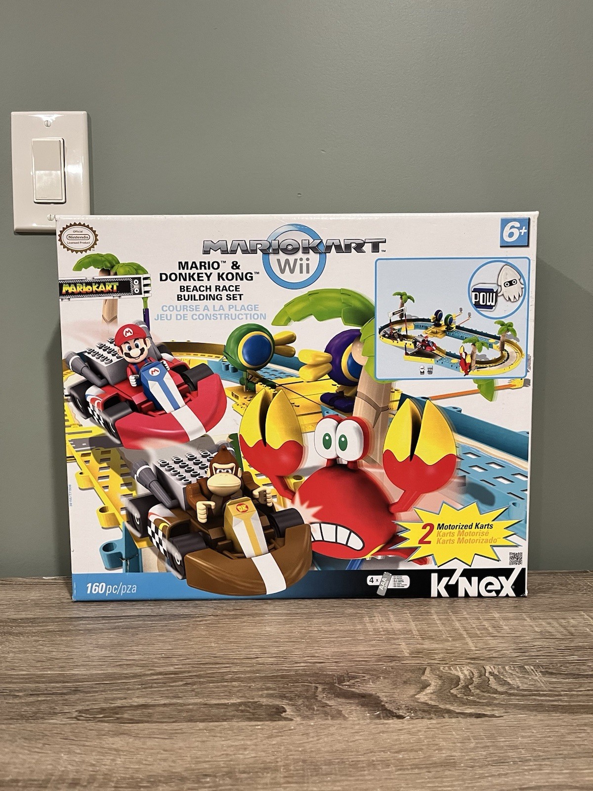 2012 K’nex Mariokart Wii MARIO & DONKEY KONG BEACH RACE BUILDING SET, COMPLETE 2012 K’nex Mariokart Wii MARIO & DONKEY KONG BEACH RACE BUILDING SET, COMPLETE