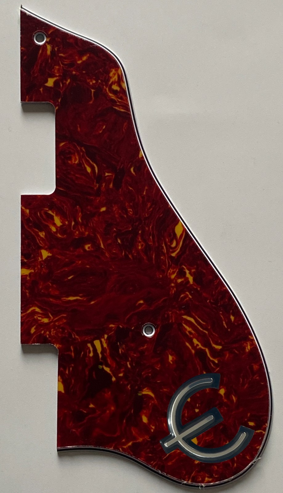 For Fit Epiphone Casino Style & E Logo Guitar Pickguard 4 Ply Red Tortoise