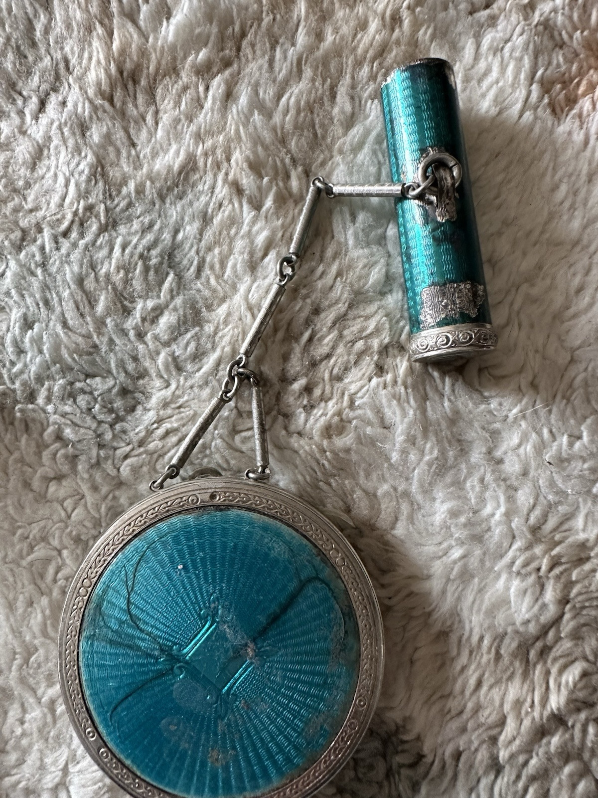 Vintage  Richard Hudson Deauville Make Up And Mirror