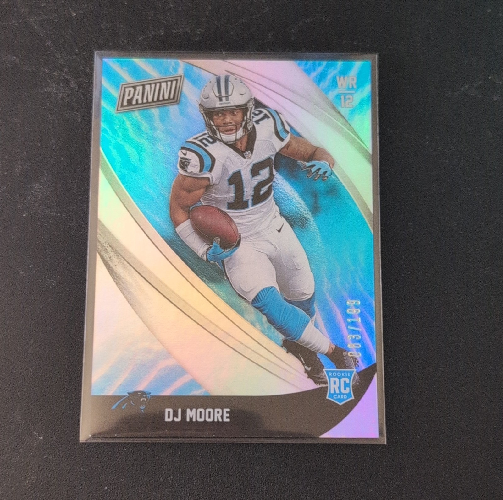 2018 Panini Black Friday DJ Moore Rookie #53 /199 Carolina Panthers