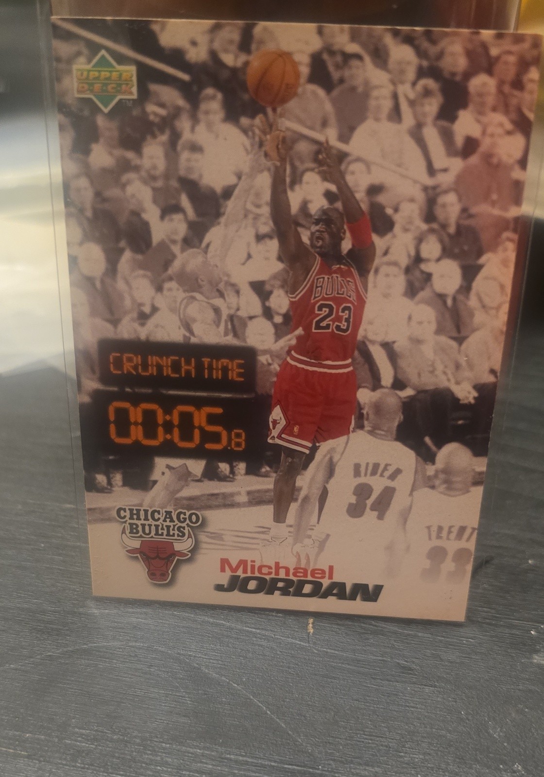 1997-98 Upper Deck Nestle Slam Dunk - Crunch Time Michael Jordan #CT 05 1997-98 Upper Deck Nestle Slam Dunk - Crunch Time Michael Jordan #CT 05