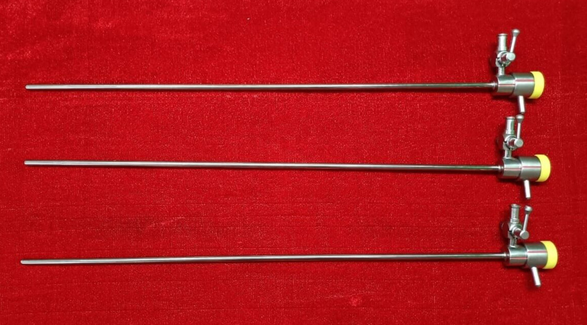 Hysteroscopy Diagnostic Sheath 2.9mm Single Channel Best Quality Reusable - 3pc
