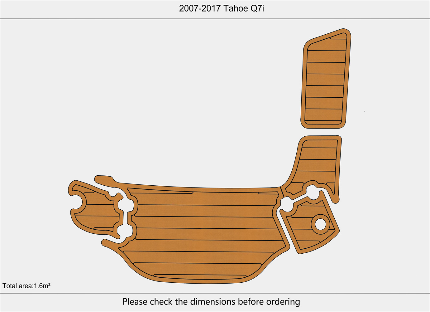 DuraEVA EVA Foam Boat flooring 2010 Tahoe Q7i