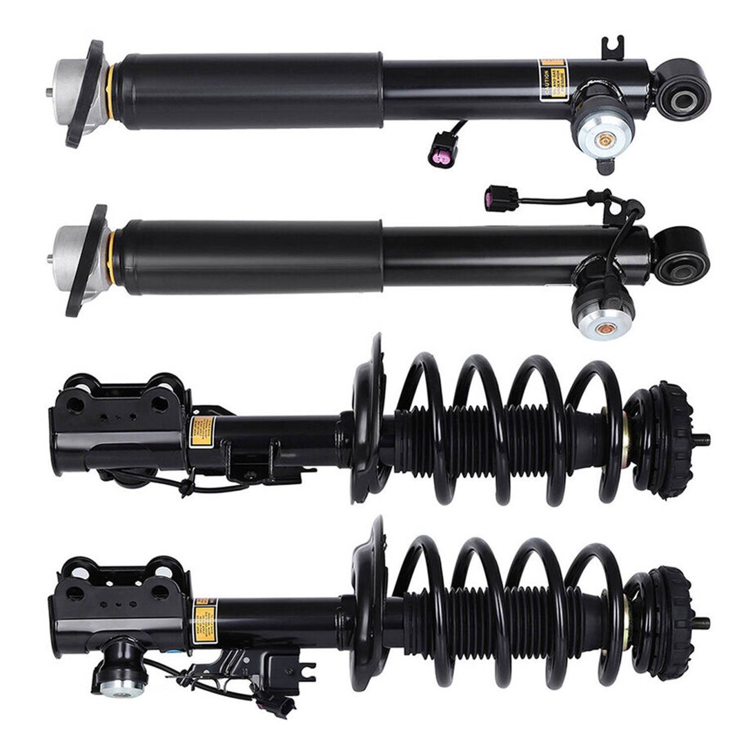4PCS Front Rear Shock Absorber Strut Assys Electric For Cadillac SRX 2010-2016