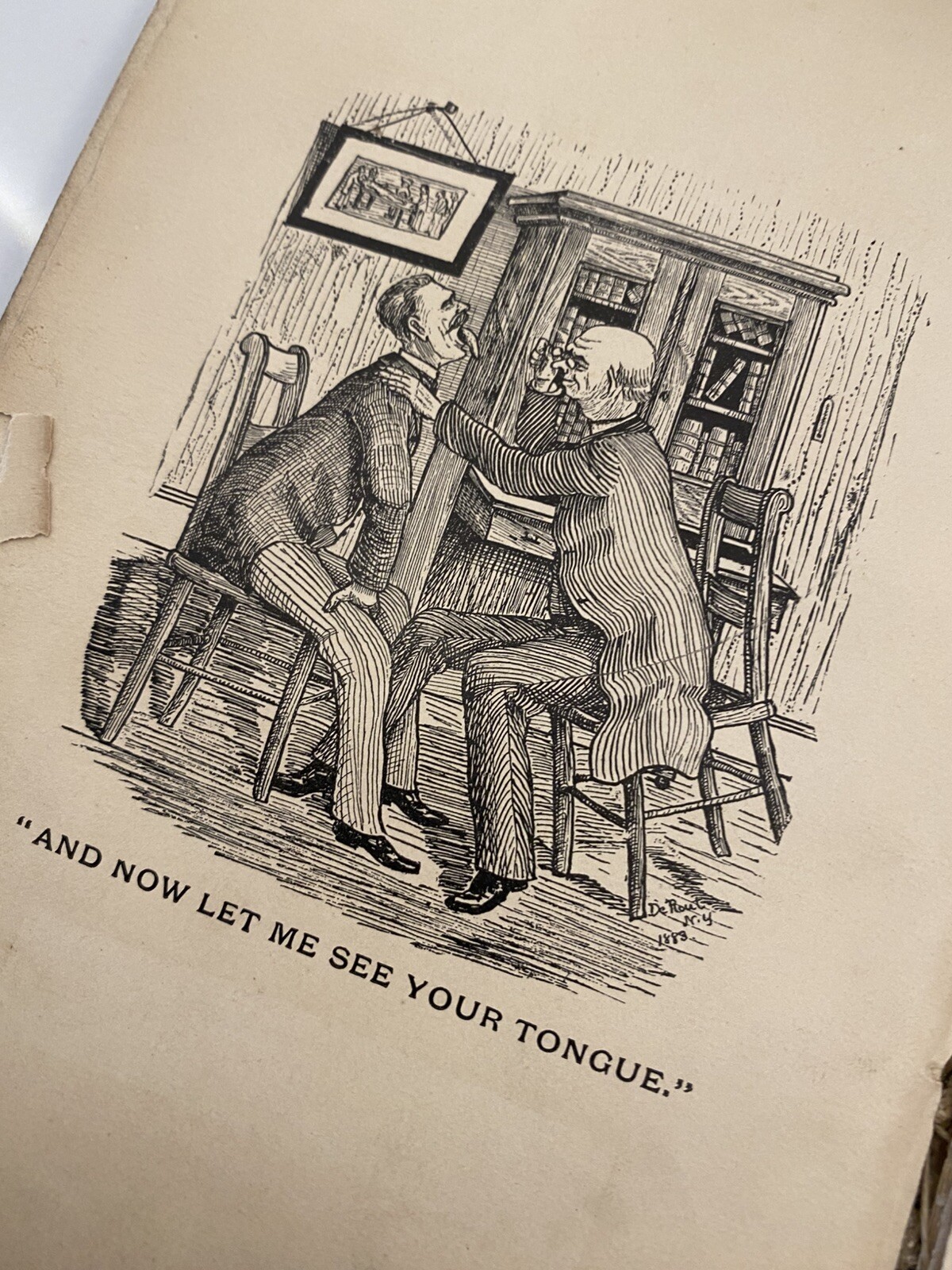 ANTIQUE 1883 1884 BLESS THEE, BULLY DOCTOR DICUS SOFT BOOK HUMOR ILLUSTRATIONS ANTIQUE 1883 1884 BLESS THEE, BULLY DOCTOR DICUS SOFT BOOK HUMOR ILLUSTRATIONS