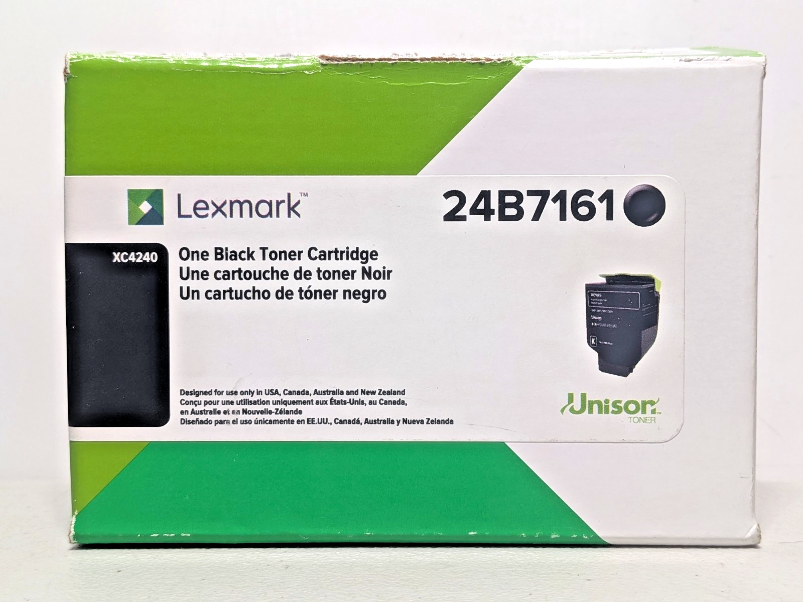 Genuine Lexmark 24B7161 Black Toner Cartridge for XC4240