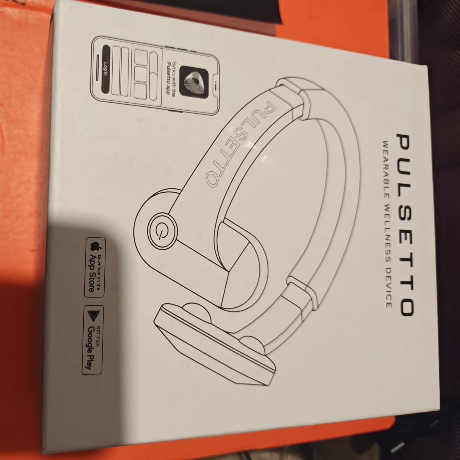 Pulsetto Wearable wellness Device: Mod PLST 2A5T3-BXN-PU-22V001 - NEW /OPEN BOX 