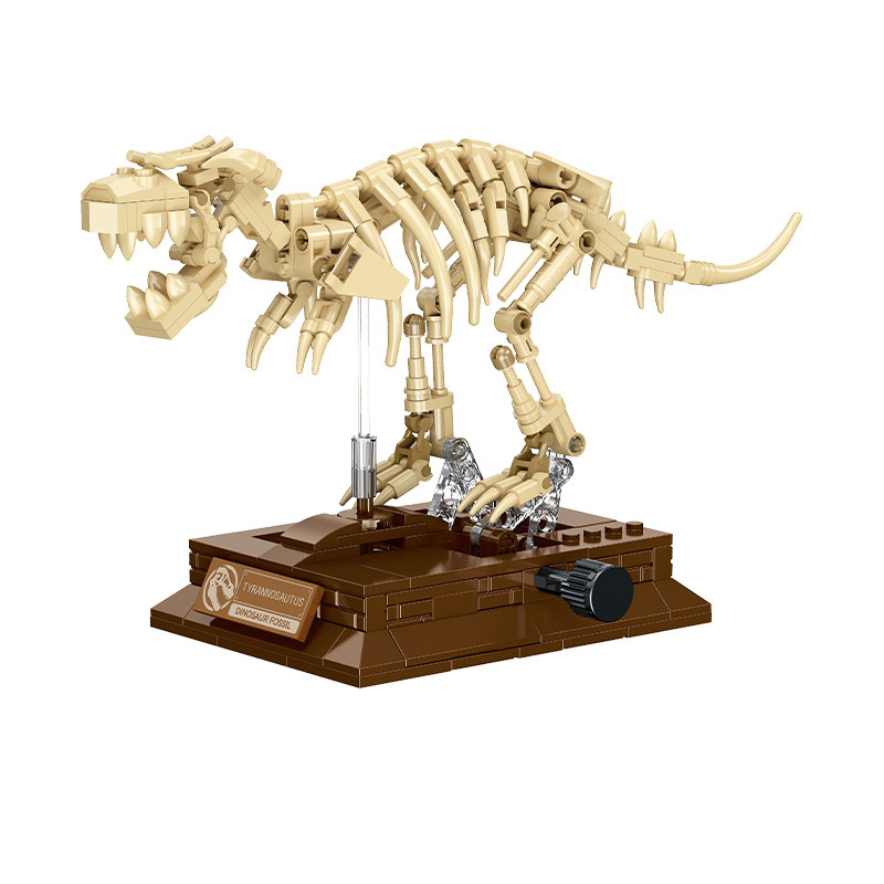 6-in-1 MOC Dinosaur Fossil Building Blocks Set Bricks Gift for Boy