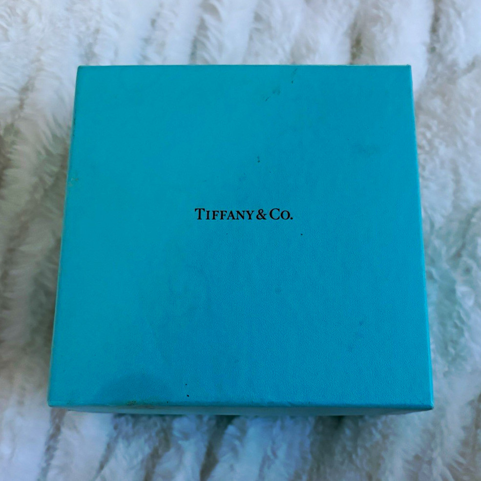 Vintage Japan Rare Tiffany & Co. Blue/White Coffee Mug New Yorkie OG box+wrap