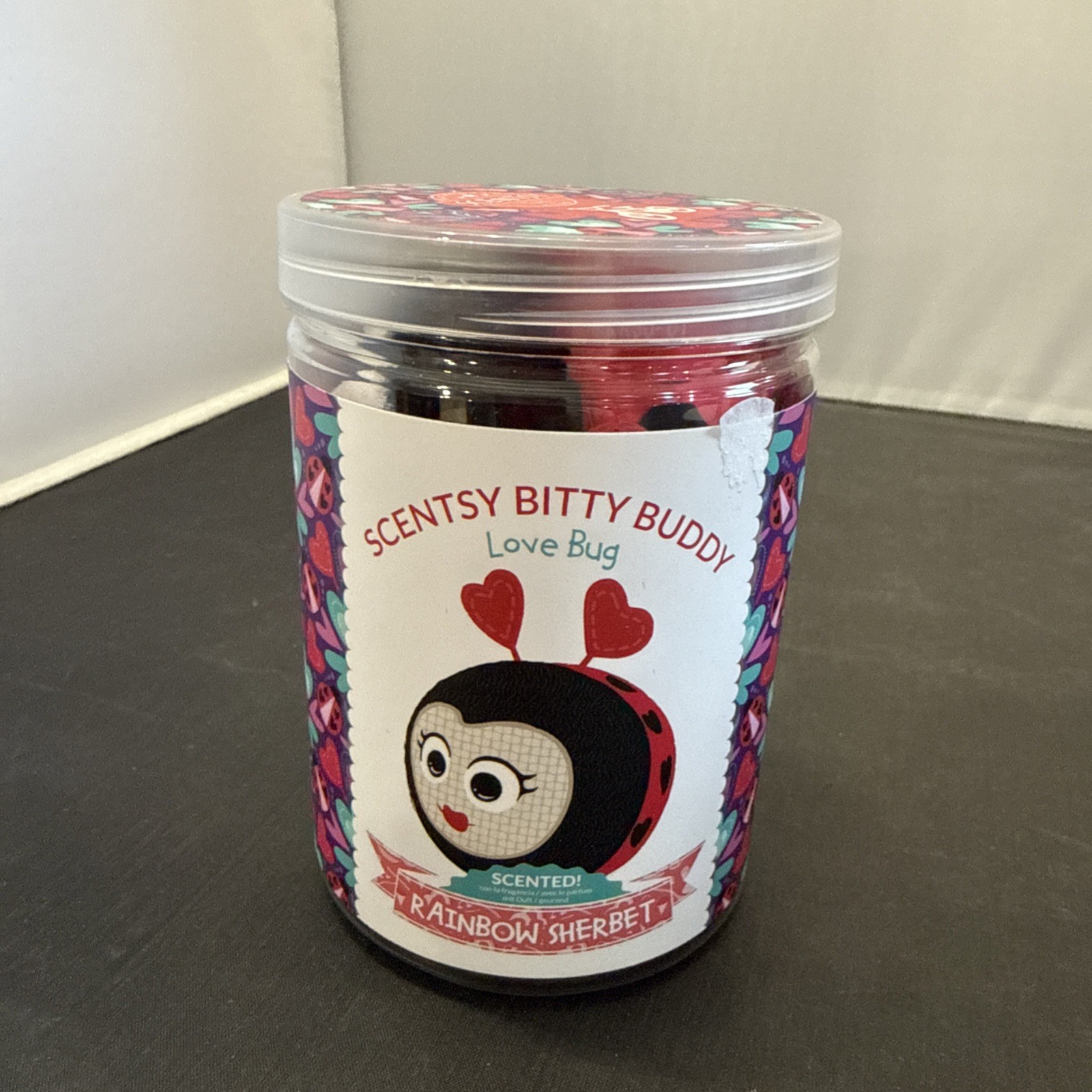 New SCENTSY BITTY BUDDY LOVE BUG Plush in Original Case Scented 72870