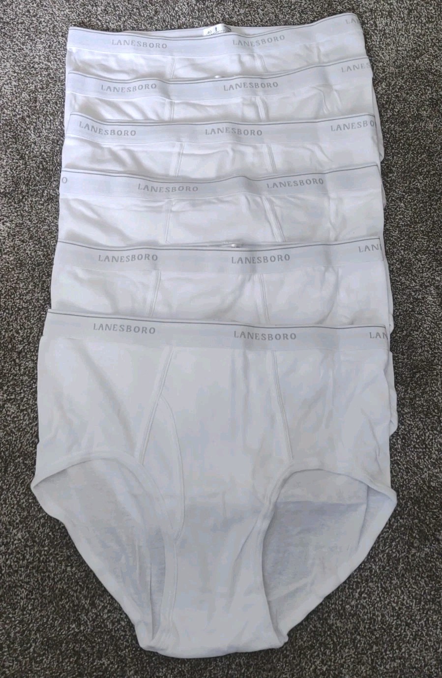 Lanesboro Mens Briefs Size 40 NWOT 100% Cotton NOS Tighty Whities VTG?