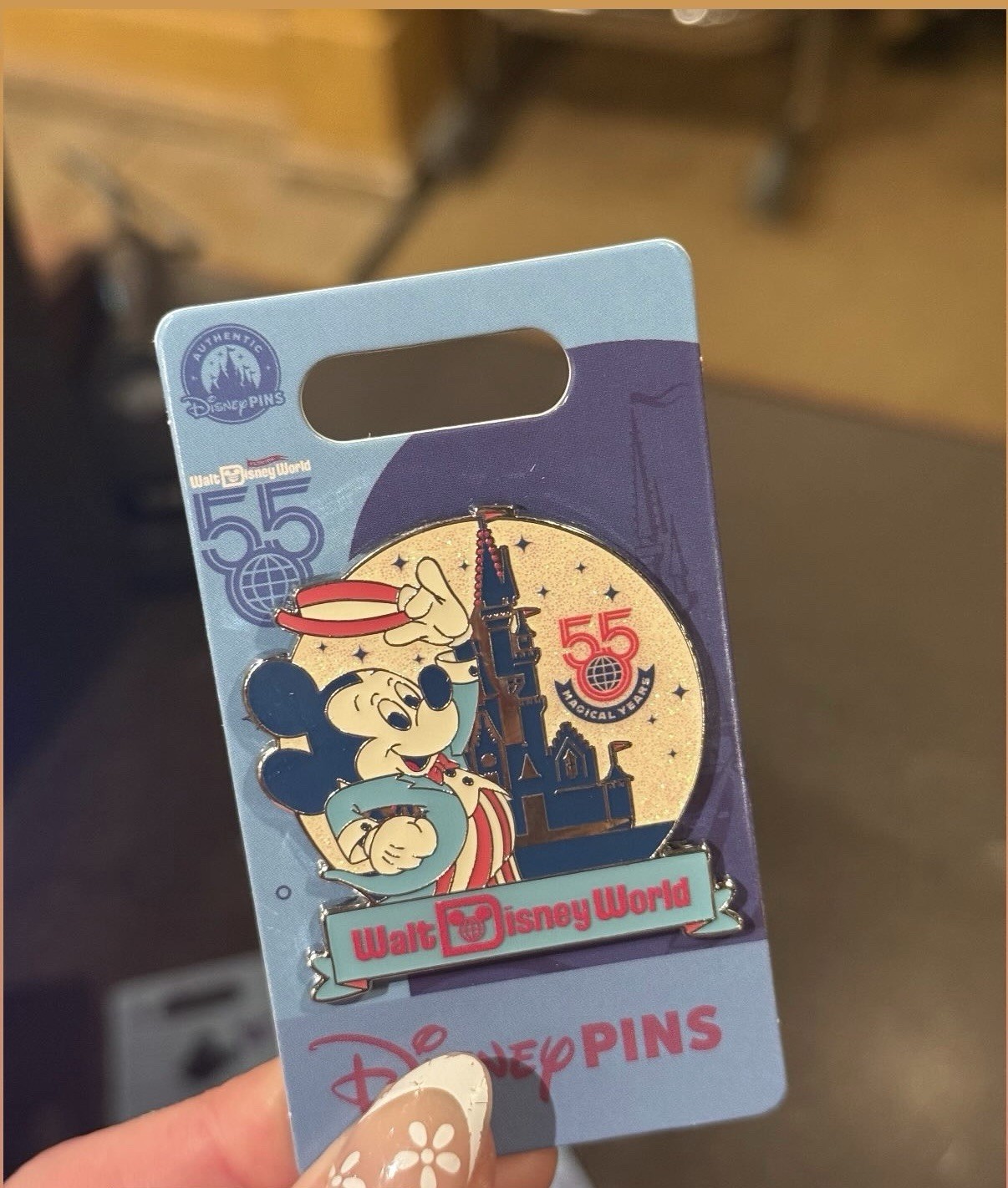 Disney Parks 2026 Walt Disney World 55th Anniversary Mickey Mouse Castle Pin New Disney Parks 2026 Walt Disney World 55th Anniversary Mickey Mouse Castle Pin New