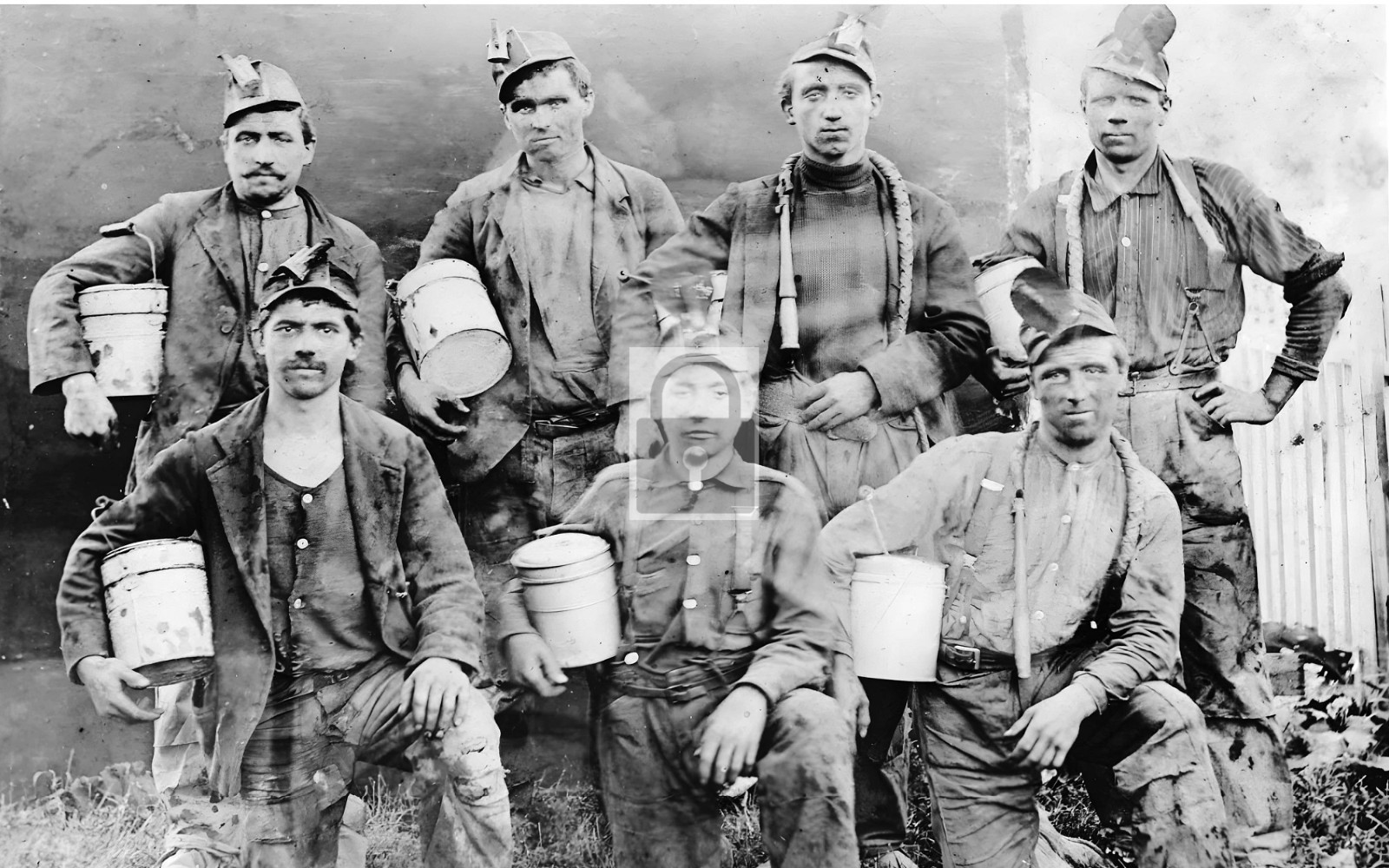 Coal Miners Ladd Illinois IL - Reprint Coal Miners Ladd Illinois IL - Reprint