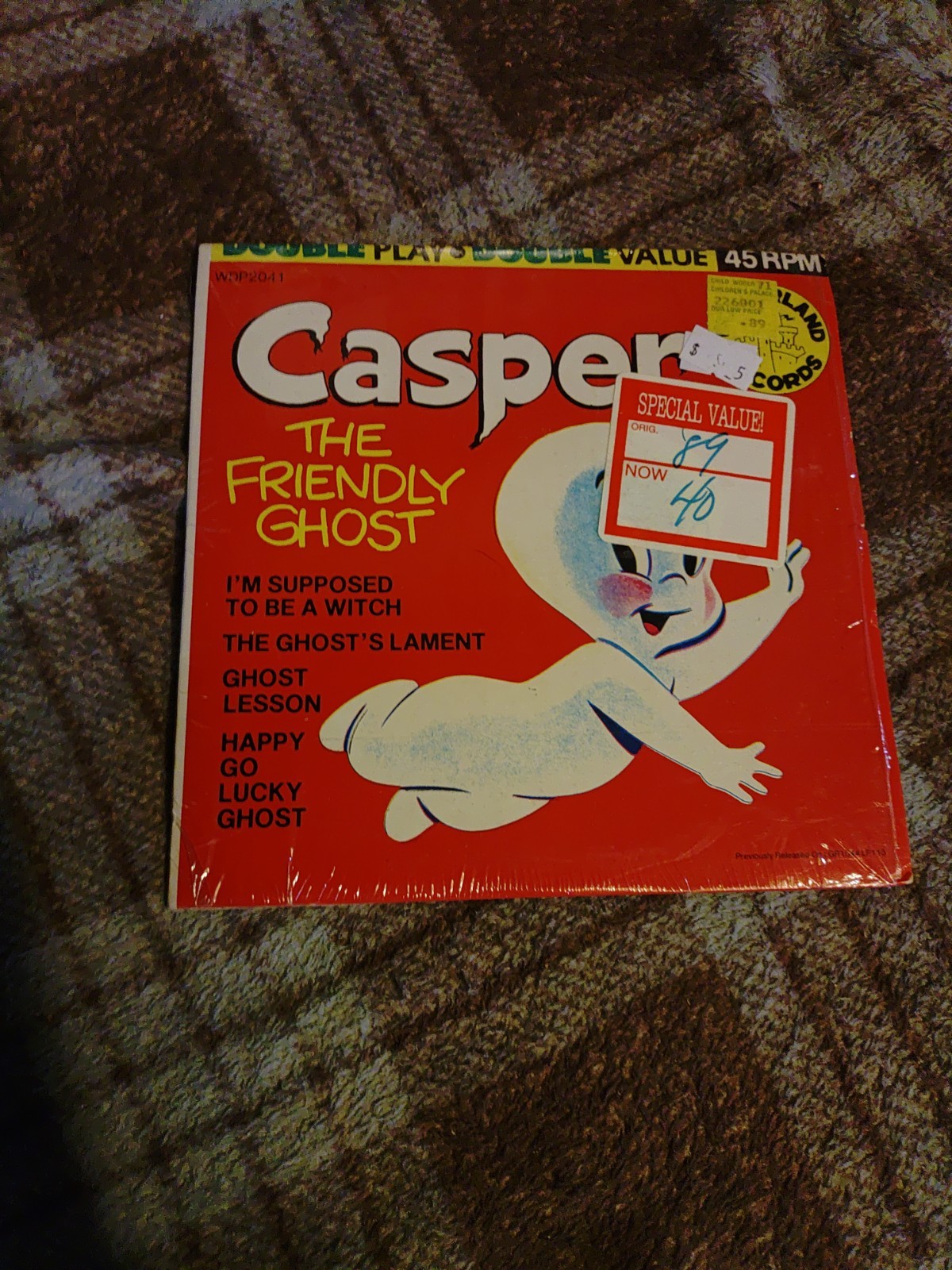 Vintage Casper The Friendly Ghost 7in Excellent Condition Vintage Casper The Friendly Ghost 7in Excellent Condition